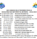 Courses du challenge CDR06 2024/2025